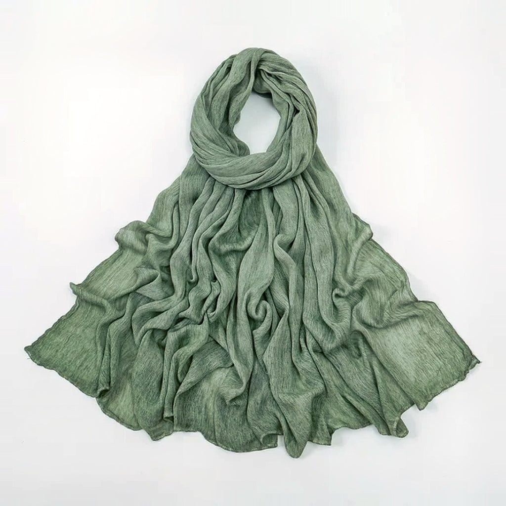 Elegant Silk-Touch Scarf