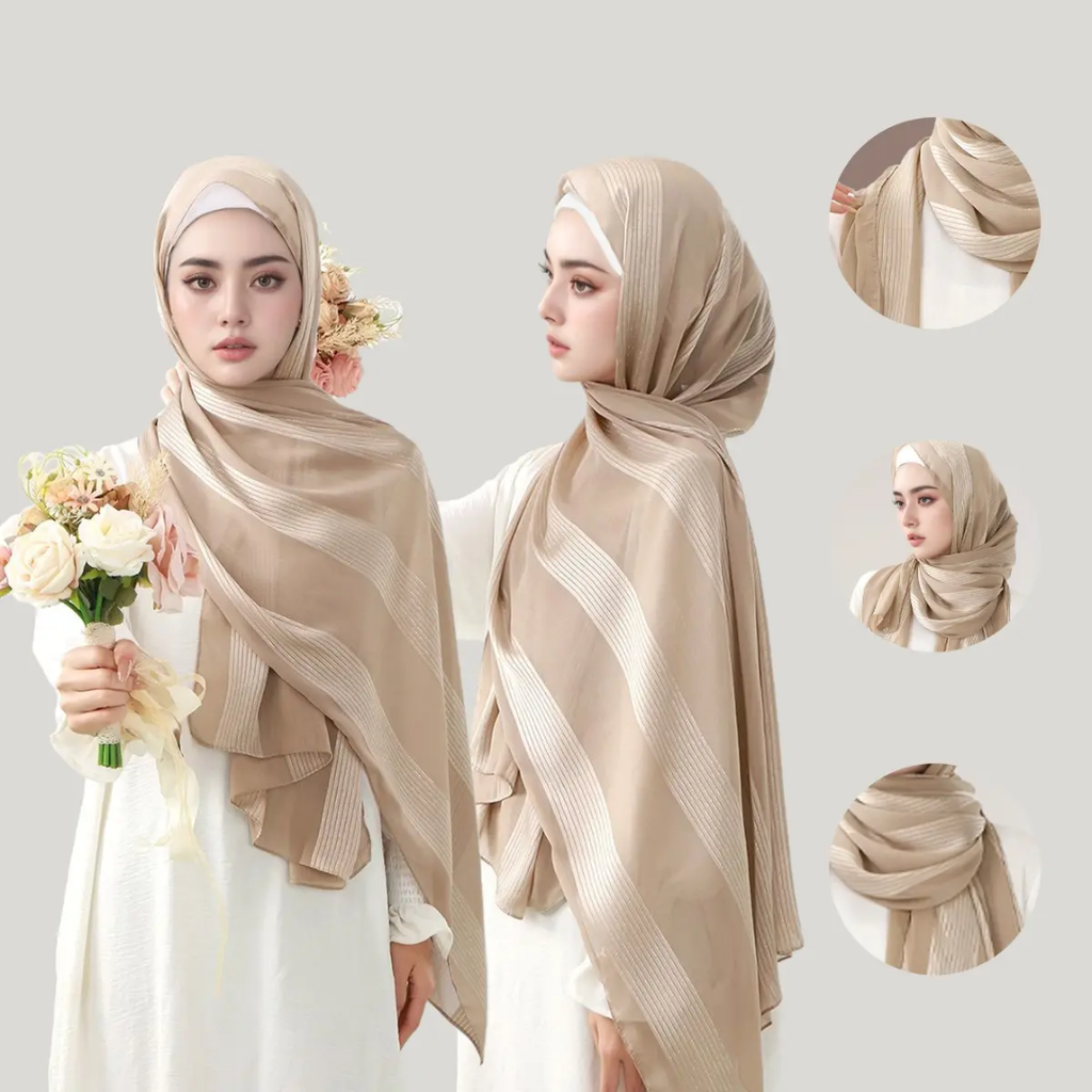 Elegant Silk-Touch Scarf